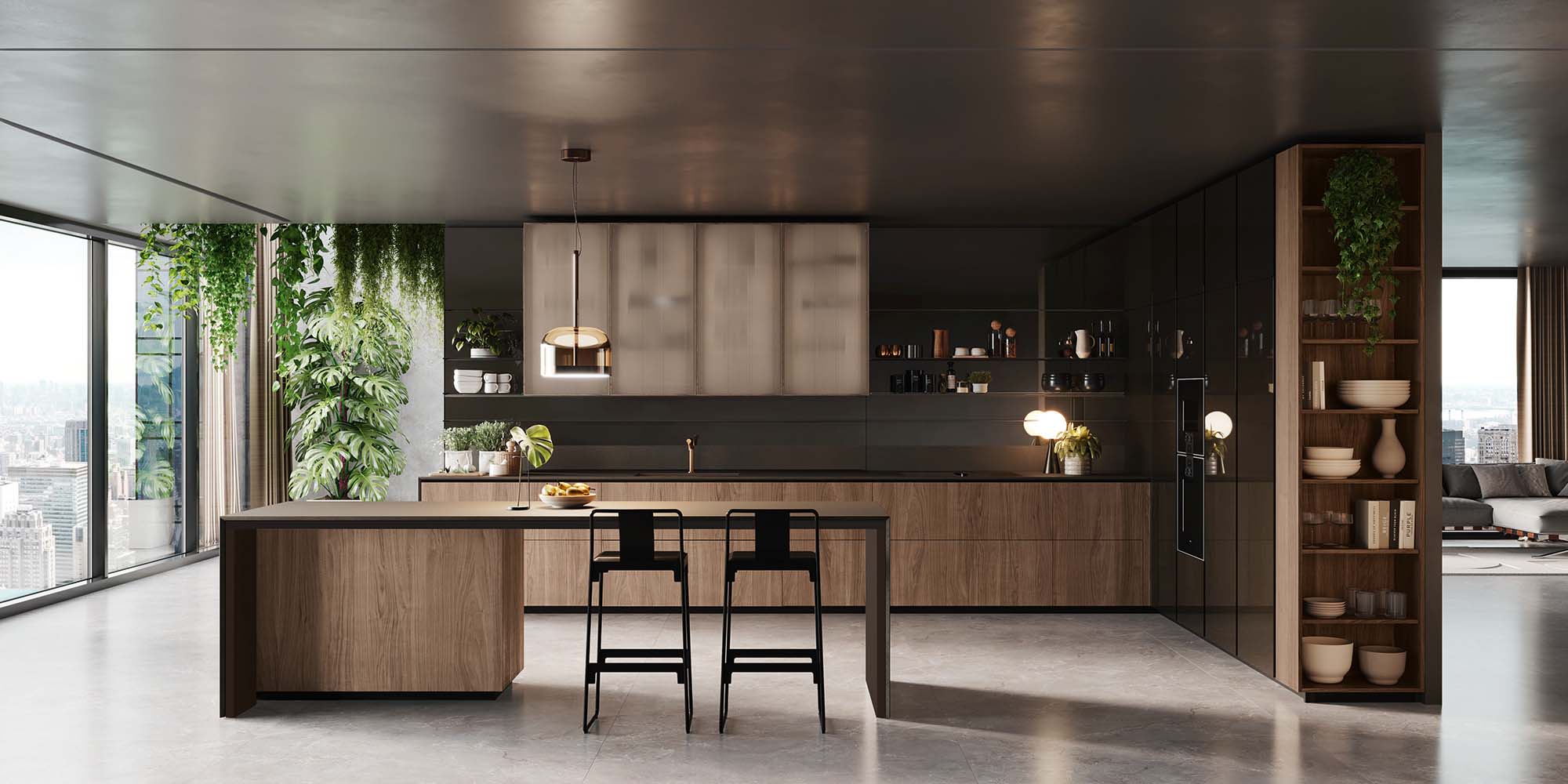 Valcucine forma mentis kitchen frontal